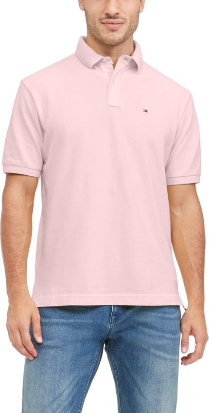 Tommy Hilfiger Men's Short Sleeve Cotton Pique Polo Shirt in Classic Fit