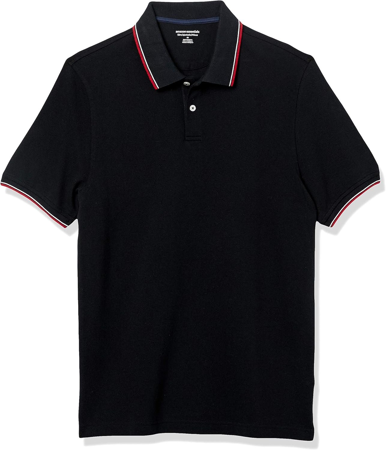 Amazon Essentials Men's Slim-Fit Cotton Pique Polo Shirt