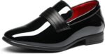 Bruno Marc Boy's Dress Formal Tuxedo Shoes Slip-on Loafers