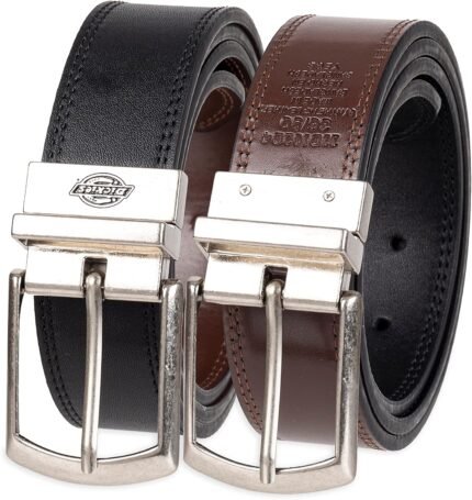 Dickies Men's Two-in-One Reversible Casual Belt