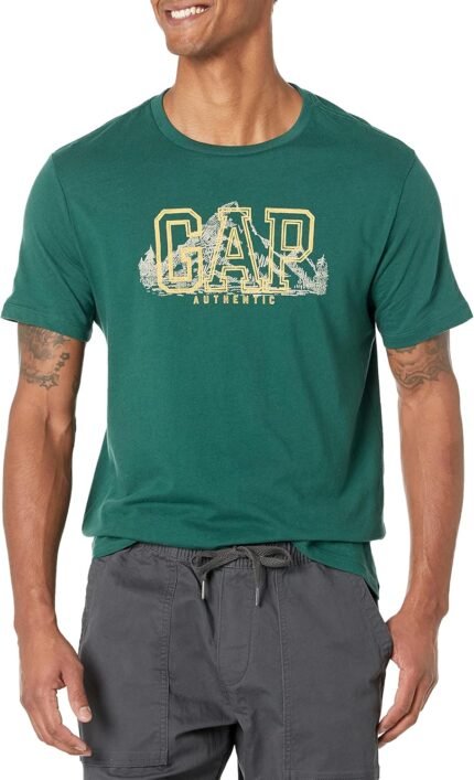 GAP Men's Vintage Logo Short Sleeve Tee T-Shirt