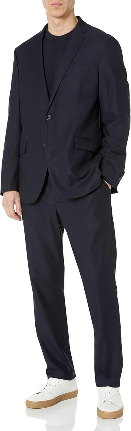 Kenneth Cole REACTION Men's Performance Fabric Slim Fit Suit