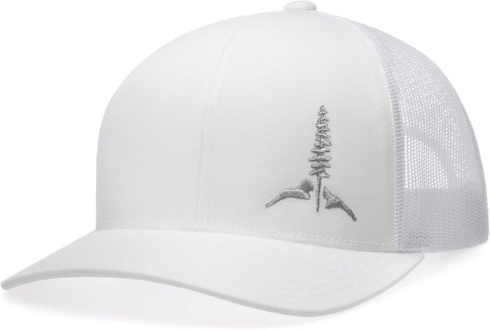 LARIX Trucker Hat – Tamarack Mountain (No-Sweat Hat Liner Included)