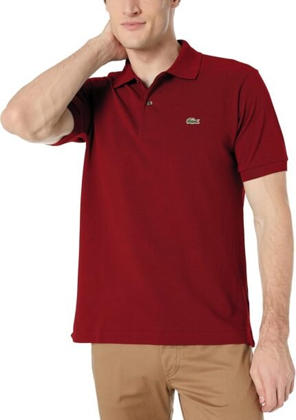 Lacoste Men’s Short Sleeved Ribbed Collar Shirt