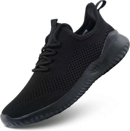 Mens Running Shoes Slip on Walking Tennis Sneakers Fashion Breathable Mesh Soft Sole Casual Athletic Lightweight