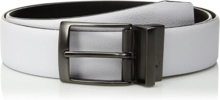 Nike Men’s Pebble Feather Edge Reversible Belt