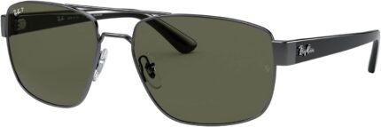 Ray-Ban RB3663 Metal Rectangular Sunglasses