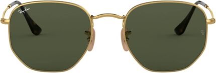 Ray-Ban Rb3548n Hexagonal Flat Lens Sunglasses