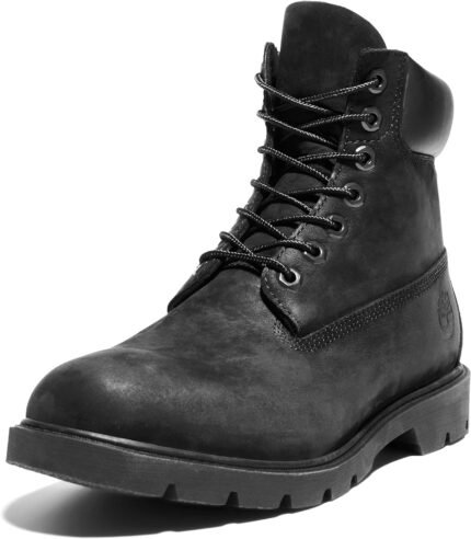 Timberland Mens 6 Inch Basic Waterproof Boots With Padded Collar