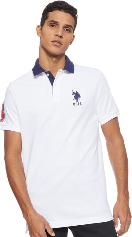 U.S. Polo Assn. Men's Short-Sleeve Polo Shirt with Applique