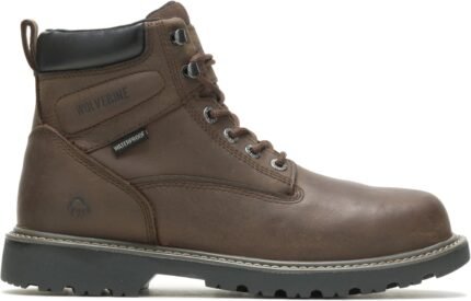 Wolverine Mens Floorhand Waterproof 6Inch Work Boot